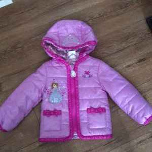 Disney ‘Sophia the first’ princess puffy jacket